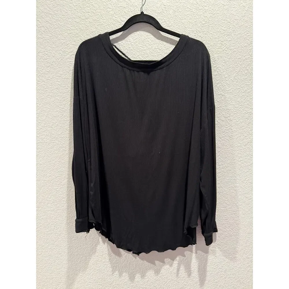 Free People Shimmy Shake Top in Black Size S